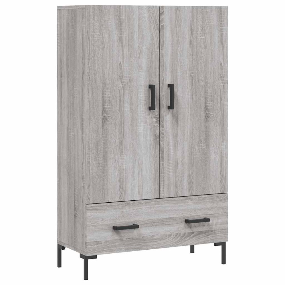 vidaXL Ντουλάπα Γκρι Sonoma 69,5 x 31 x 115 εκ. από Επεξεργασμένο Ξύλο