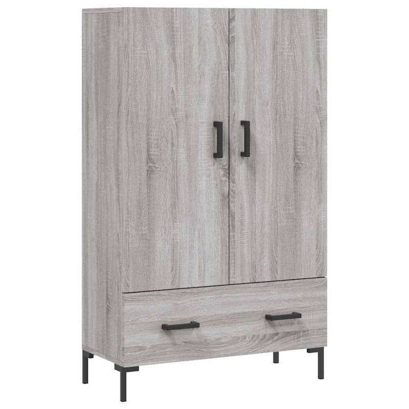 vidaXL Ντουλάπα Γκρι Sonoma 69,5 x 31 x 115 εκ. από Επεξεργασμένο Ξύλο