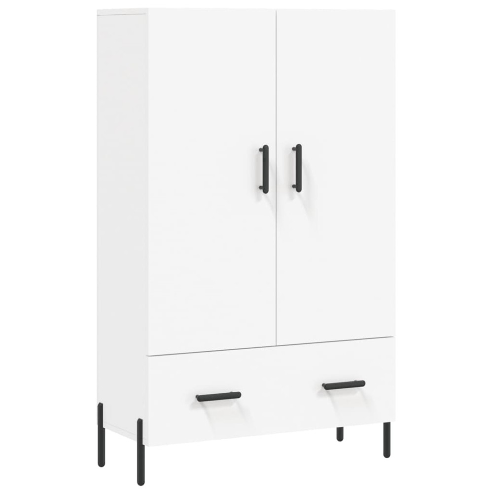 vidaXL Ντουλάπα Λευκή 69,5 x 31 x 115 εκ. από Επεξεργασμένο Ξύλο
