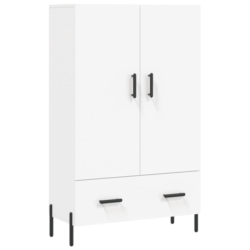 vidaXL Ντουλάπα Λευκή 69,5 x 31 x 115 εκ. από Επεξεργασμένο Ξύλο