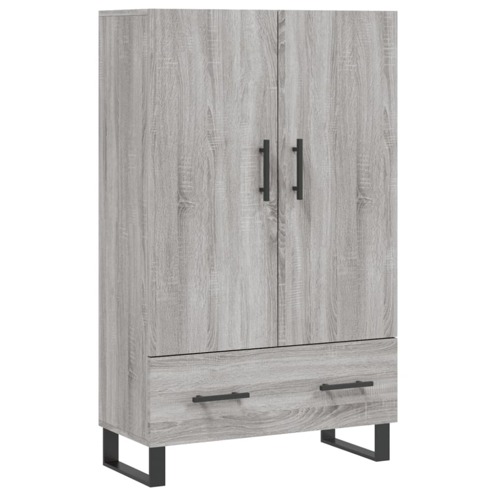 vidaXL Ντουλάπα Γκρι Sonoma 69,5 x 31 x 115 εκ. από Επεξεργασμένο Ξύλο
