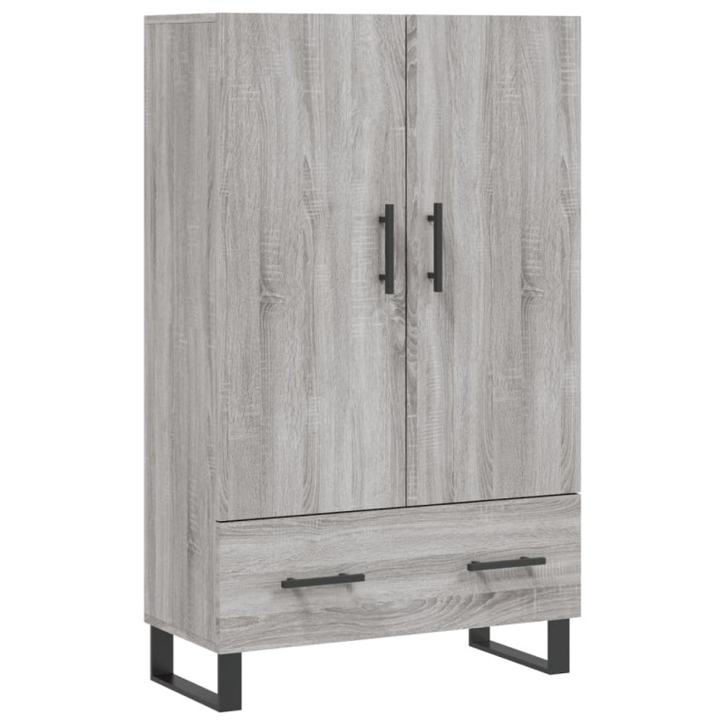 vidaXL Ντουλάπα Γκρι Sonoma 69,5 x 31 x 115 εκ. από Επεξεργασμένο Ξύλο