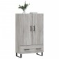 vidaXL Ντουλάπα Γκρι Sonoma 69,5 x 31 x 115 εκ. από Επεξεργασμένο Ξύλο
