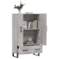 vidaXL Ντουλάπα Γκρι Sonoma 69,5 x 31 x 115 εκ. από Επεξεργασμένο Ξύλο