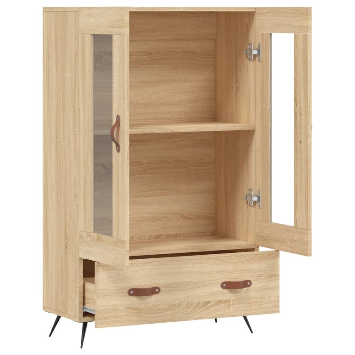vidaXL Ντουλάπα Sonoma Δρυς 69,5 x 31 x 115 εκ. από Επεξεργασμένο Ξύλο
