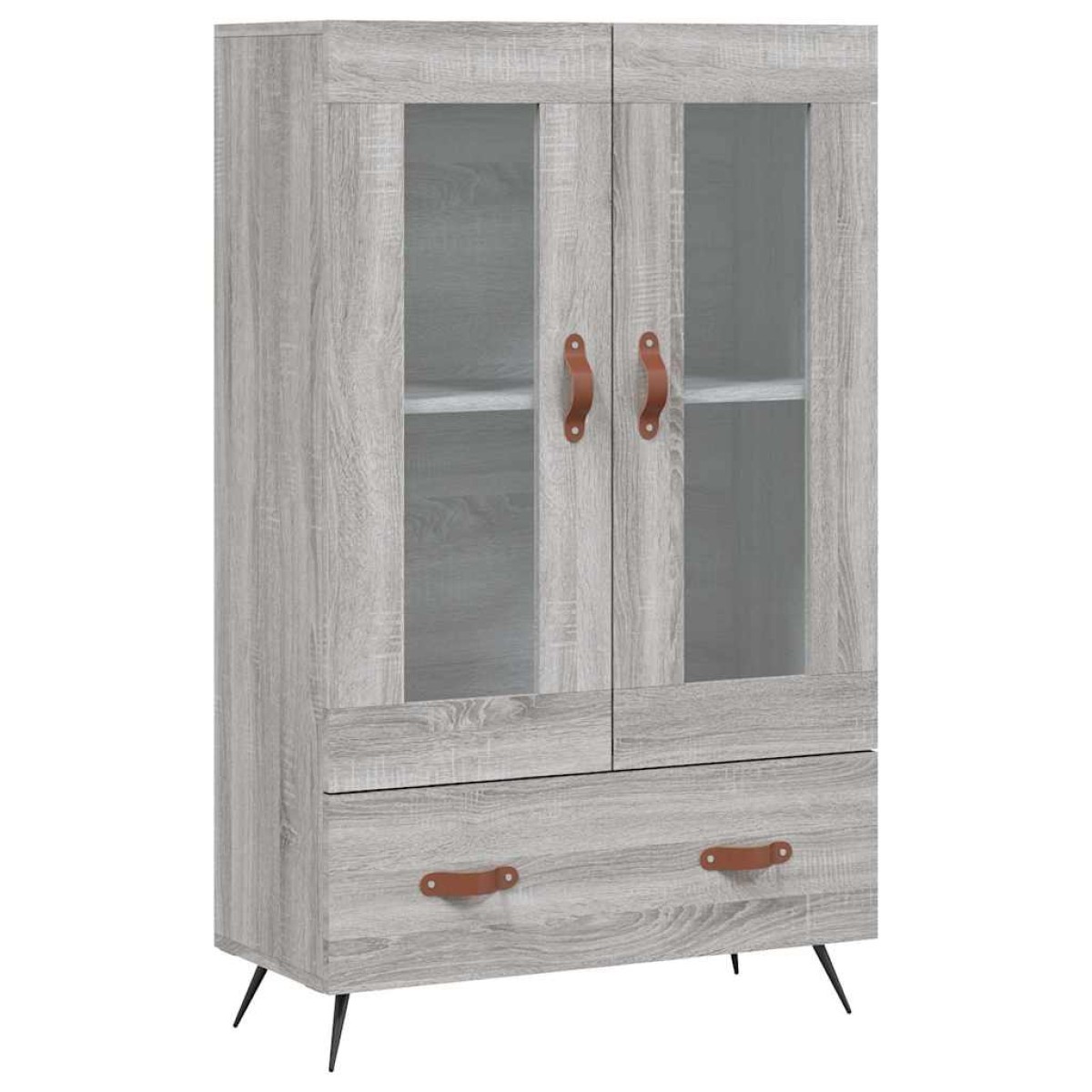 vidaXL Ντουλάπα Γκρι Sonoma 69,5 x 31 x 115 εκ. από Επεξεργασμένο Ξύλο