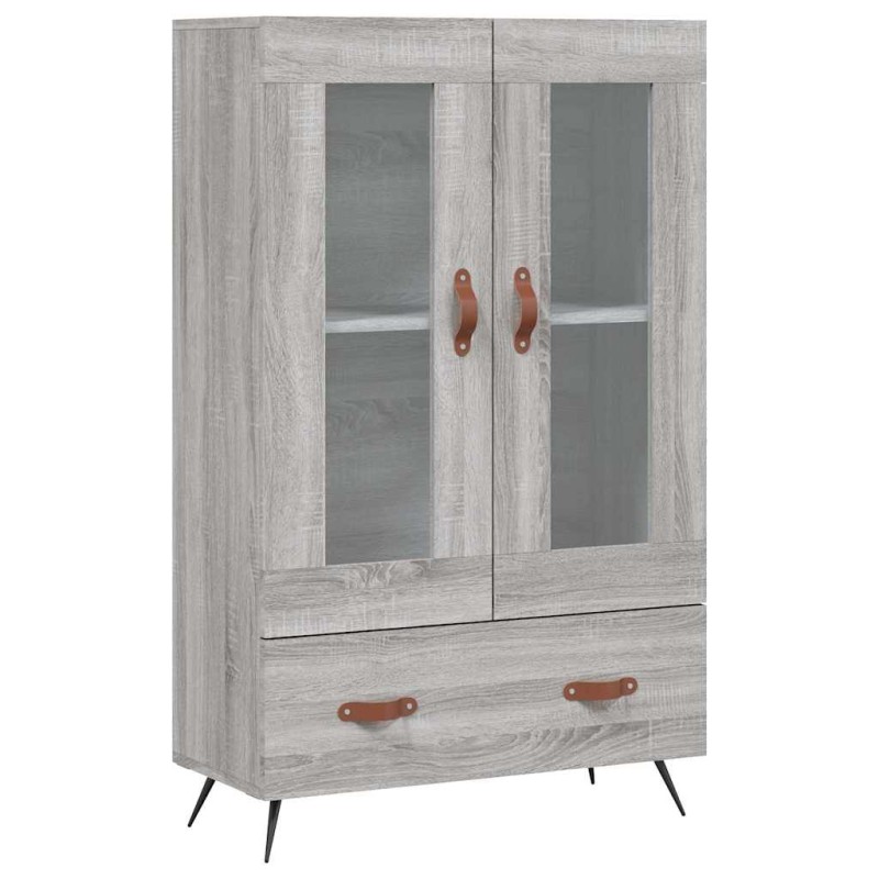 vidaXL Ντουλάπα Γκρι Sonoma 69,5 x 31 x 115 εκ. από Επεξεργασμένο Ξύλο