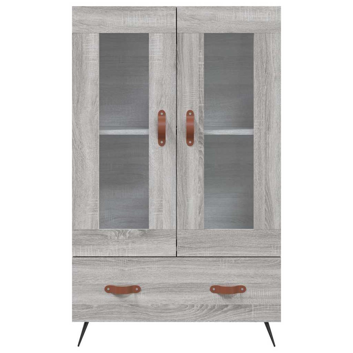 vidaXL Ντουλάπα Γκρι Sonoma 69,5 x 31 x 115 εκ. από Επεξεργασμένο Ξύλο