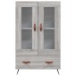 vidaXL Ντουλάπα Γκρι Sonoma 69,5 x 31 x 115 εκ. από Επεξεργασμένο Ξύλο