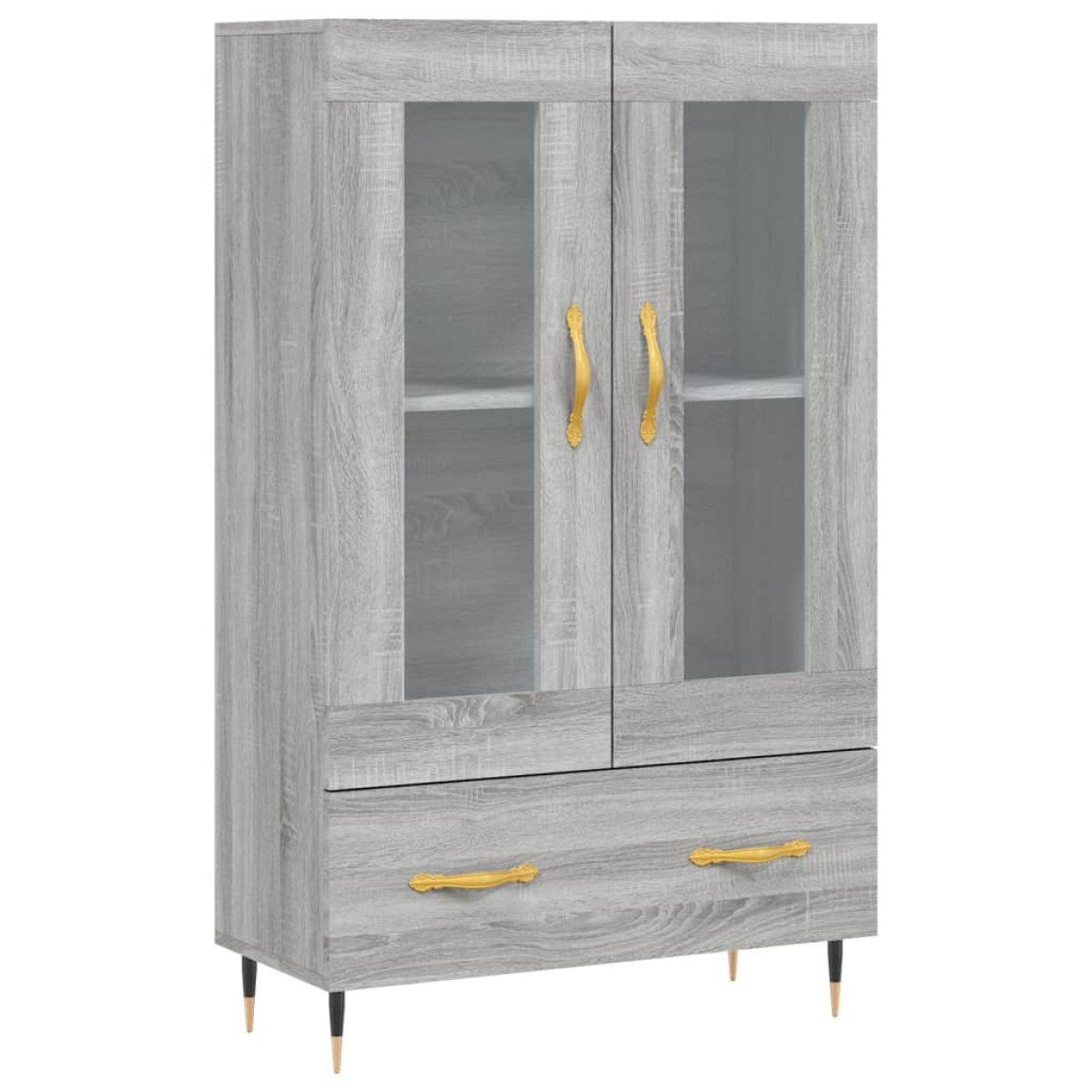 vidaXL Ντουλάπα Γκρι Sonoma 69,5 x 31 x 115 εκ. από Επεξεργασμένο Ξύλο