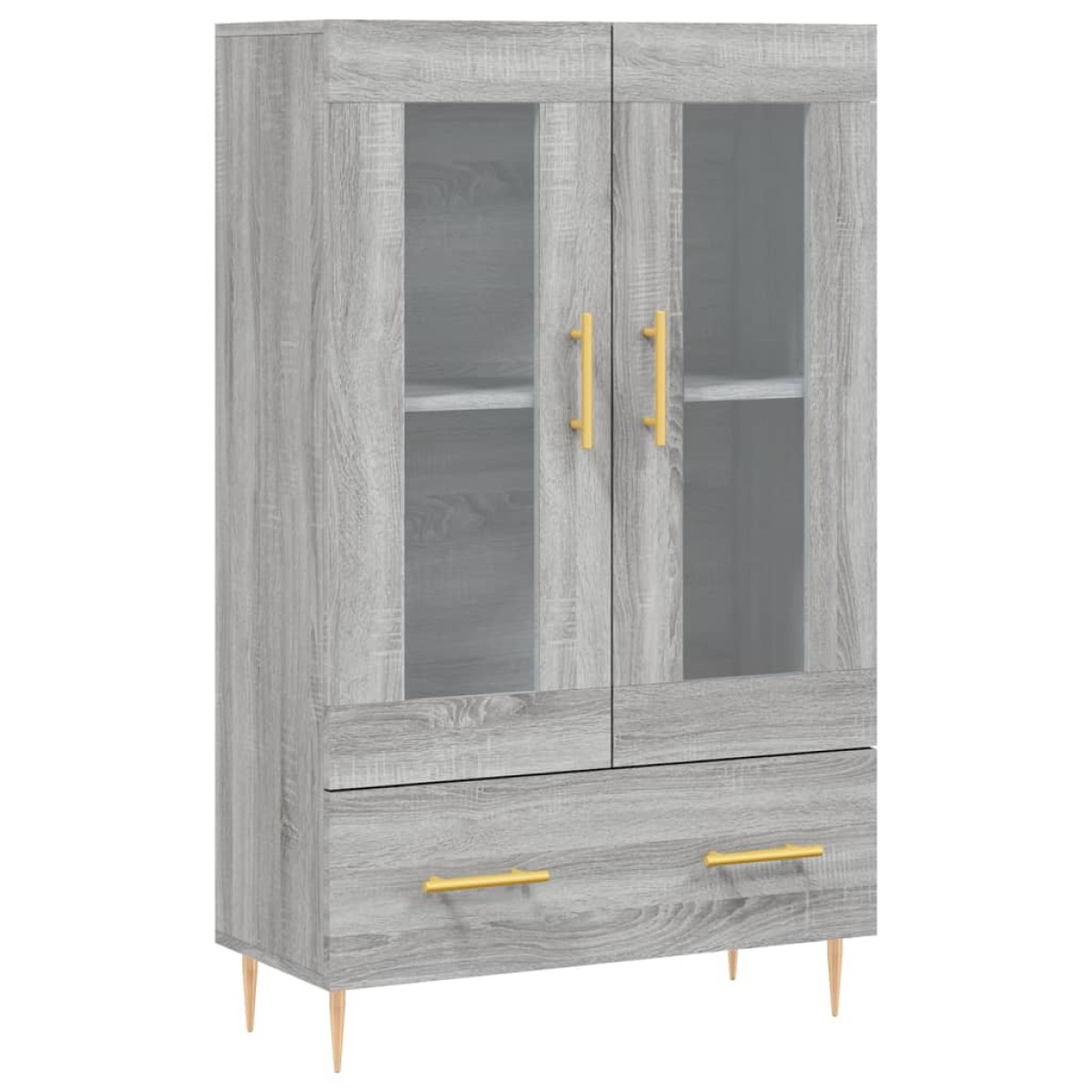 vidaXL Ντουλάπα Γκρι Sonoma 69,5 x 31 x 115 εκ. από Επεξεργασμένο Ξύλο