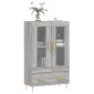 vidaXL Ντουλάπα Γκρι Sonoma 69,5 x 31 x 115 εκ. από Επεξεργασμένο Ξύλο
