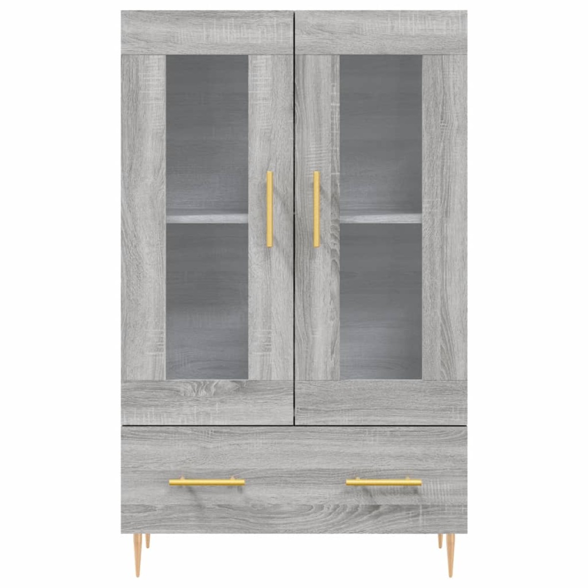 vidaXL Ντουλάπα Γκρι Sonoma 69,5 x 31 x 115 εκ. από Επεξεργασμένο Ξύλο