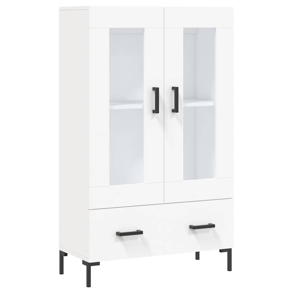 vidaXL Ντουλάπα Λευκή 69,5 x 31 x 115 εκ. από Επεξεργασμένο Ξύλο