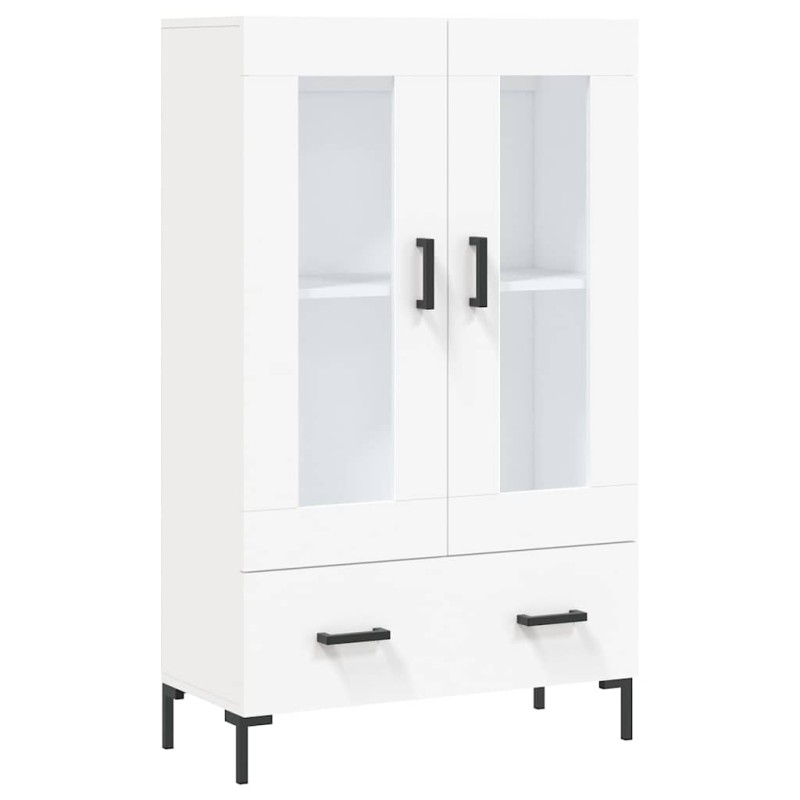 vidaXL Ντουλάπα Λευκή 69,5 x 31 x 115 εκ. από Επεξεργασμένο Ξύλο