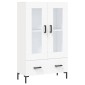 vidaXL Ντουλάπα Λευκή 69,5 x 31 x 115 εκ. από Επεξεργασμένο Ξύλο