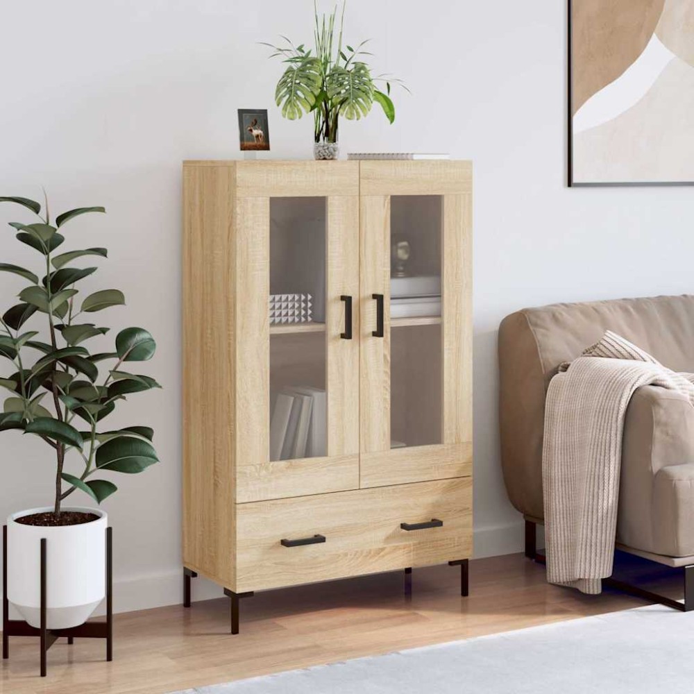 vidaXL Ντουλάπα Sonoma Δρυς 69,5 x 31 x 115 εκ. από Επεξεργασμένο Ξύλο