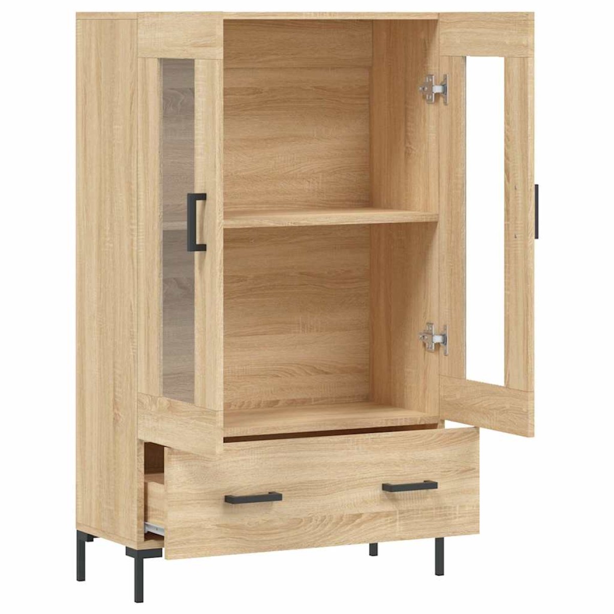 vidaXL Ντουλάπα Sonoma Δρυς 69,5 x 31 x 115 εκ. από Επεξεργασμένο Ξύλο
