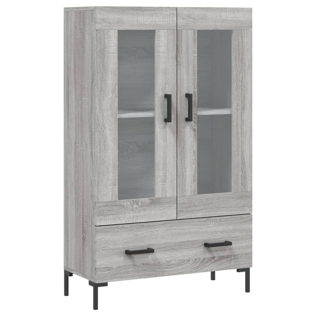 vidaXL Ντουλάπα Γκρι Sonoma 69,5 x 31 x 115 εκ. από Επεξεργασμένο Ξύλο