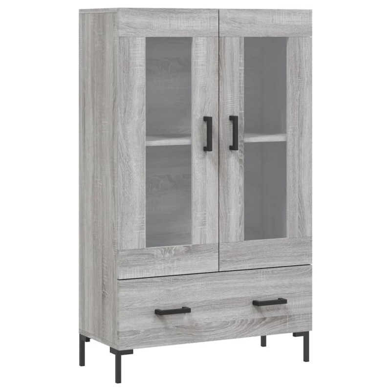 vidaXL Ντουλάπα Γκρι Sonoma 69,5 x 31 x 115 εκ. από Επεξεργασμένο Ξύλο