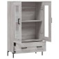 vidaXL Ντουλάπα Γκρι Sonoma 69,5 x 31 x 115 εκ. από Επεξεργασμένο Ξύλο