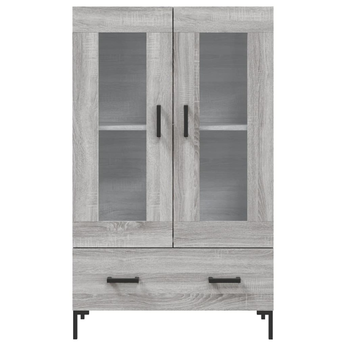 vidaXL Ντουλάπα Γκρι Sonoma 69,5 x 31 x 115 εκ. από Επεξεργασμένο Ξύλο