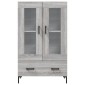 vidaXL Ντουλάπα Γκρι Sonoma 69,5 x 31 x 115 εκ. από Επεξεργασμένο Ξύλο