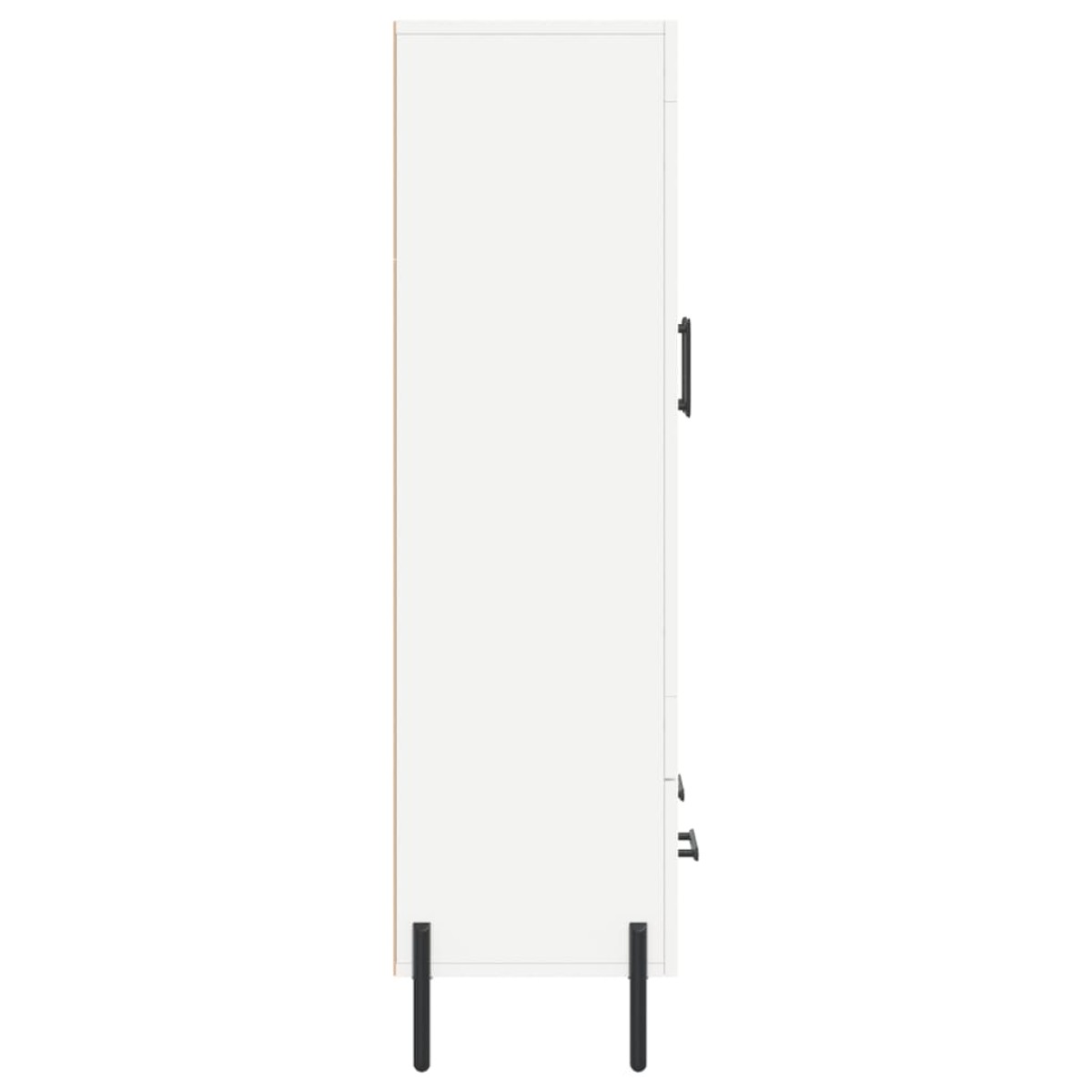 vidaXL Ντουλάπα Λευκή 69,5 x 31 x 115 εκ. από Επεξεργασμένο Ξύλο