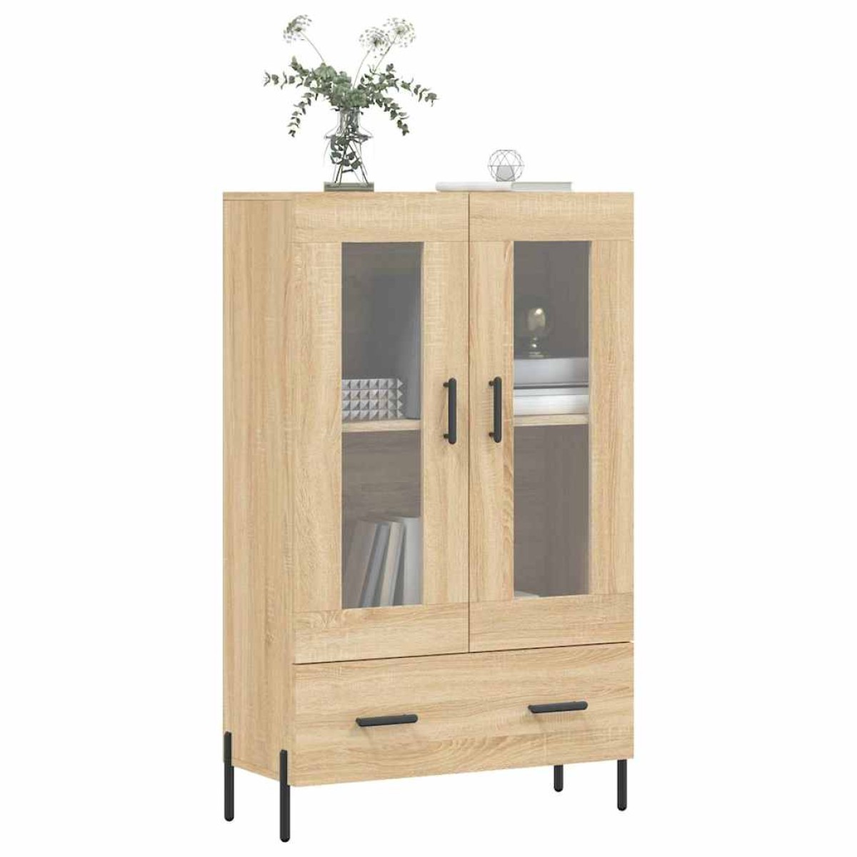 vidaXL Ντουλάπα Sonoma Δρυς 69,5 x 31 x 115 εκ. από Επεξεργασμένο Ξύλο