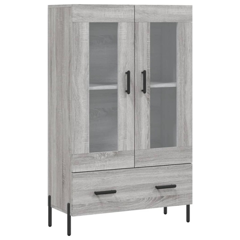 vidaXL Ντουλάπα Γκρι Sonoma 69,5 x 31 x 115 εκ. από Επεξεργασμένο Ξύλο