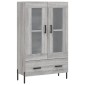 vidaXL Ντουλάπα Γκρι Sonoma 69,5 x 31 x 115 εκ. από Επεξεργασμένο Ξύλο