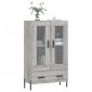 vidaXL Ντουλάπα Γκρι Sonoma 69,5 x 31 x 115 εκ. από Επεξεργασμένο Ξύλο