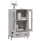 vidaXL Ντουλάπα Γκρι Sonoma 69,5 x 31 x 115 εκ. από Επεξεργασμένο Ξύλο