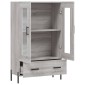 vidaXL Ντουλάπα Γκρι Sonoma 69,5 x 31 x 115 εκ. από Επεξεργασμένο Ξύλο