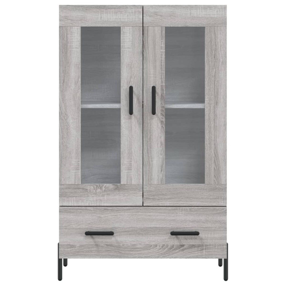 vidaXL Ντουλάπα Γκρι Sonoma 69,5 x 31 x 115 εκ. από Επεξεργασμένο Ξύλο