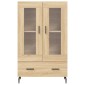 vidaXL Ντουλάπα Sonoma Δρυς 69,5 x 31 x 115 εκ. από Επεξεργασμένο Ξύλο