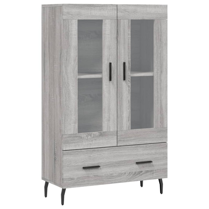 vidaXL Ντουλάπα Γκρι Sonoma 69,5 x 31 x 115 εκ. από Επεξεργασμένο Ξύλο