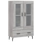 vidaXL Ντουλάπα Γκρι Sonoma 69,5 x 31 x 115 εκ. από Επεξεργασμένο Ξύλο