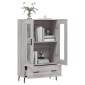 vidaXL Ντουλάπα Γκρι Sonoma 69,5 x 31 x 115 εκ. από Επεξεργασμένο Ξύλο