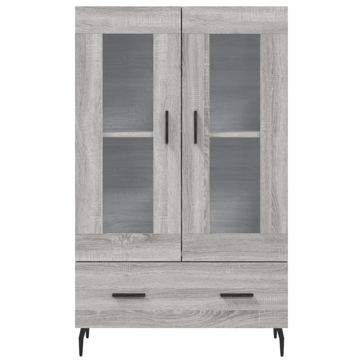 vidaXL Ντουλάπα Γκρι Sonoma 69,5 x 31 x 115 εκ. από Επεξεργασμένο Ξύλο