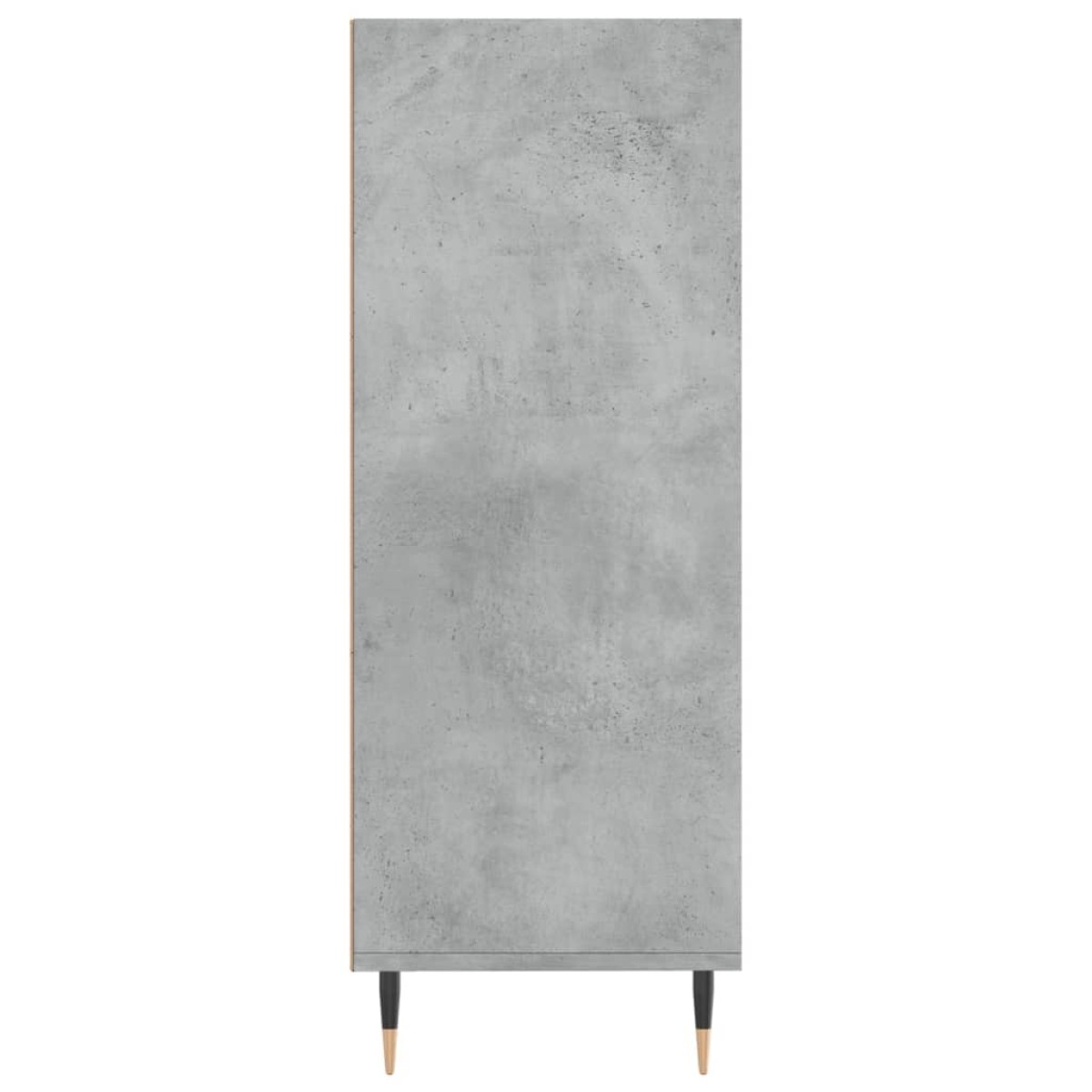 vidaXL Βιβλιοθήκη Γκρι Σκυροδέματος 69,5 x 32,5 x 90 εκ. Επεξεργ. Ξύλο