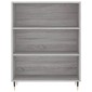 vidaXL Βιβλιοθήκη Γκρι Sonoma 69,5 x 32,5 x 90 εκ. από Επεξεργ. Ξύλο
