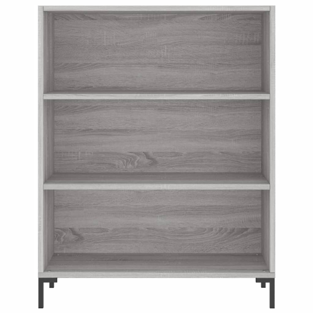 vidaXL Βιβλιοθήκη Γκρι Sonoma 69,5 x 32,5 x 90 εκ. από Επεξεργ. Ξύλο