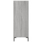 vidaXL Βιβλιοθήκη Γκρι Sonoma 69,5 x 32,5 x 90 εκ. από Επεξεργ. Ξύλο