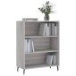 vidaXL Ραφιέρα Γκρι Sonoma 69,5 x 32,5 x 90 εκ. από Επεξεργασμένο Ξύλο
