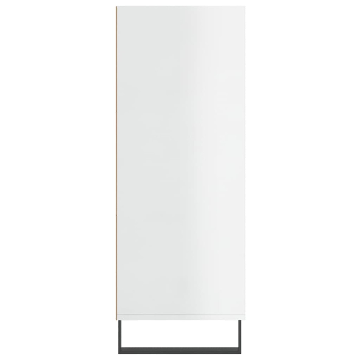 vidaXL Ραφιέρα Γυαλιστερό Λευκό 69,5 x 32,5 x 90 εκ. από Επεξεργ. Ξύλο