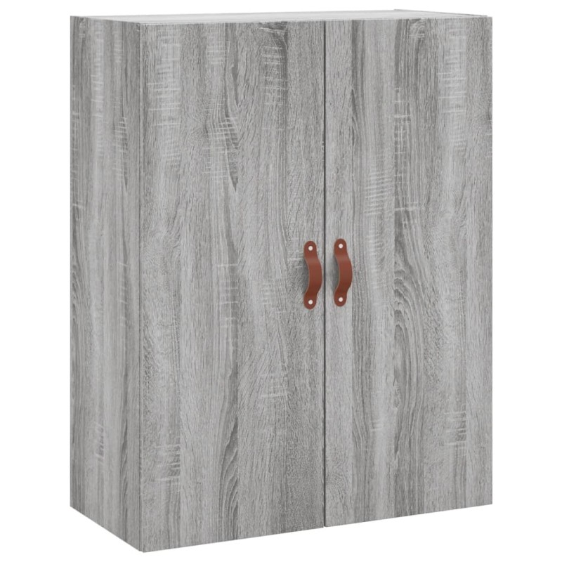 vidaXL Ντουλάπι Τοίχου Γκρι Sonoma 69,5 x 34 x 90 εκ.