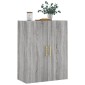 vidaXL Ντουλάπι Τοίχου Γκρι Sonoma 69,5 x 34 x 90 εκ.