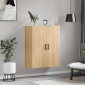 vidaXL Ντουλάπι Επιτοίχιο Sonoma Δρυς 69,5 x 34 x 90 εκ.