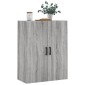 vidaXL Ντουλάπι Τοίχου Γκρι Sonoma 69,5 x 34 x 90 εκ.